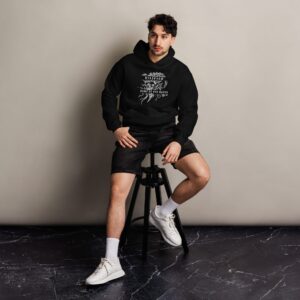 Home unisex relax hoodie black front 69f52a79c1765
